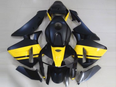 Achetez Carénages Moto Honda CBR600RR 2005-2006 - Noir Mat Jaune Brillant