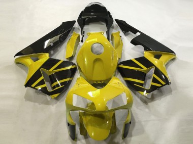 Achetez Carénages Moto Honda CBR600RR 2003-2004 - Moutarde Jaune Noir Brillant