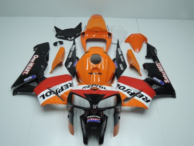 Achetez Carénages Moto Honda CBR600RR 2005-2006 - Orange Rouge Blanc Noir One Heart Repsol