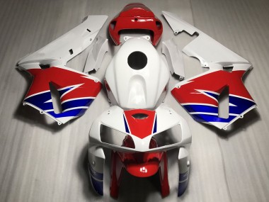 Achetez Carénages Moto Honda CBR600RR 2005-2006 - Blanc Rouge Bleu