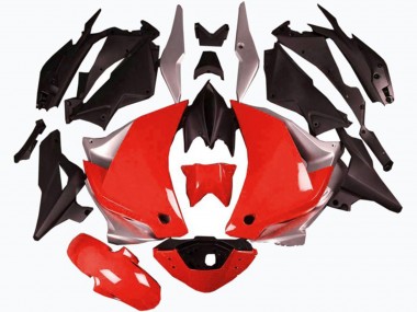 Achetez Carénages Moto Honda CBR250RR 2011-2015 - Argent Rouge
