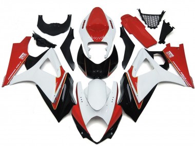 Achetez Carénages Moto Suzuki GSXR 1000 2007-2008 - Blanc Rouge Noir