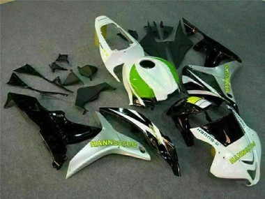 Achetez Carénage Moto Honda CBR600RR 2007-2008 - Blanc Vert Noir Brillant Hannspree