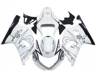 Achetez Carénage Moto Suzuki GSXR 600 / GSXR 750 2001-2003 - Blanc Noir Corona Alstare
