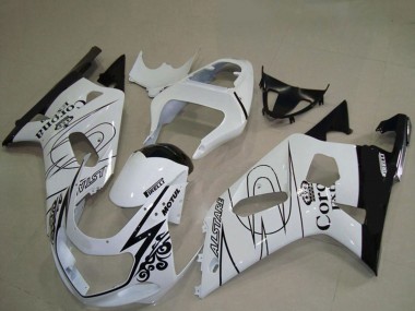 Achetez Carénages Moto Suzuki GSXR 600 / GSXR 750 2001-2003 - Blanc Noir Corona Alstare