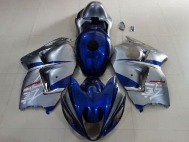 Achetez Carénages Moto Suzuki GSXR 1300 1996-2007 - Bleu Profond Argent
