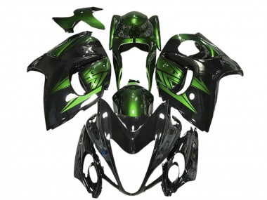 Achetez Carénages Moto Suzuki GSXR 1300 2008-2020 - Noir Brillant Vert Foncé