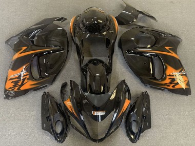Achetez Carénages Moto Suzuki GSXR 1300 2008-2020 - Noir Brillant Orange