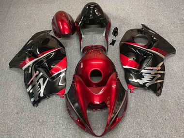 Achetez Carénages Moto Suzuki GSXR 1300 1996-2007 - Rouge Marron Noir Style