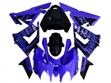 Achetez Carénages Moto Kawasaki ZX10R 2004-2005 - Bleu Noir Logo