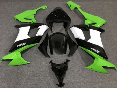 Achetez Carénages Moto Kawasaki ZX10R 2008-2010 - Vert Blanc Noir