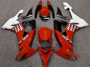 Achetez Carénages Moto Kawasaki ZX10R 2008-2010 - Blanc Rouge Noir