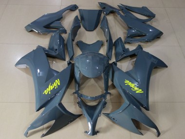 Achetez Carénages Moto Kawasaki ZX10R 2008-2010 - Gris Nardo Foncé Haute Visibilité Jaune