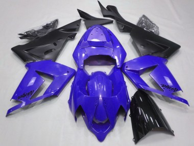 Achetez Carénages Moto Kawasaki ZX10R 2004-2005 - Bleu Perle Noir
