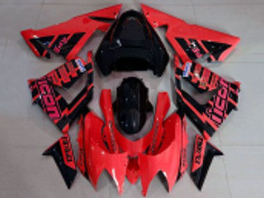 Achetez Carénages Moto Kawasaki ZX10R 2004-2005 - Rouge Noir Logo