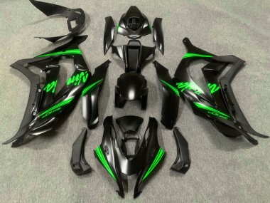Achetez Carénages Moto Kawasaki ZX10R 2016-2020 - Noir Mat Vert Ninja