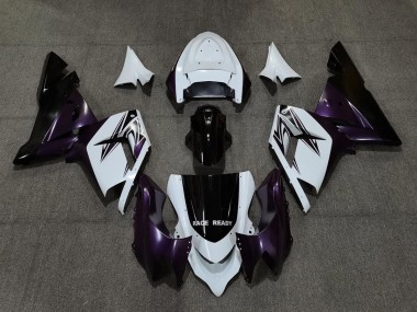 Achetez Carénages Moto Kawasaki ZX10R 2004-2005 - Blanc Violet Noir