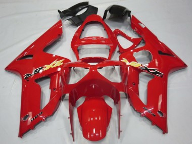 Achetez Carénages Moto Kawasaki ZX6R 2003-2004 - Rouge