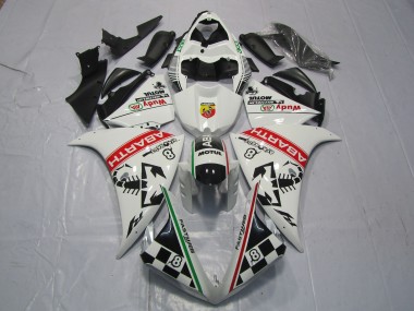 Achetez Carénages Moto Yamaha R1 2012-2014 - Blanc Rouge Vert Noir Abarth Wudy Motul