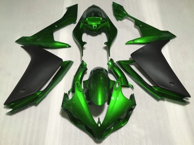Achetez Carénages Moto Yamaha R1 2007-2008 - Vert Noir Mat