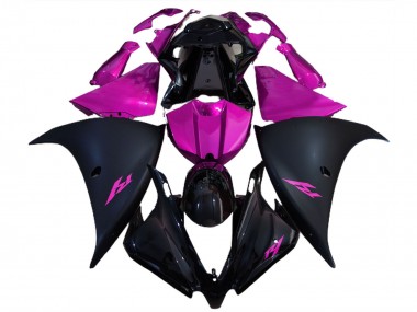 Achetez Carénages Moto Yamaha R1 2012-2014 - Noir Brillant Noir Mat Rose