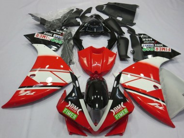 Achetez Carénages Moto Yamaha R1 2012-2014 - Rouge Blanc Noir Fimer