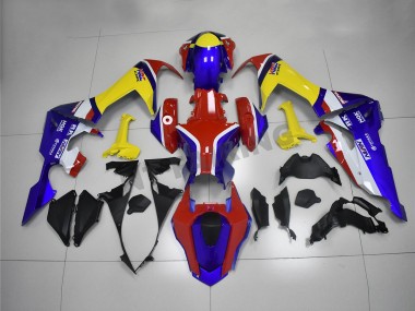 Achetez Carénages Moto Honda CBR1000RR 2017-2023 - Blanc Rouge Bleu Jaune