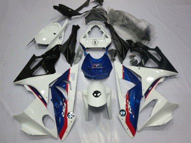 Achetez Carénage Moto BMW S1000RR 2009-2014 - Blanc Rouge Bleu Noir Brillant