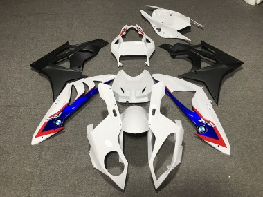 Achetez Carénages Moto BMW S1000RR 2009-2014 - Blanc Rouge Bleu Noir Mat