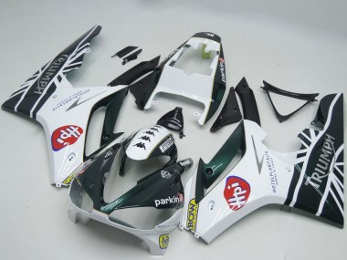 Achetez Carénages Moto Triumph Daytona 675 2009-2012 - Blanc Noir Brillant HPi