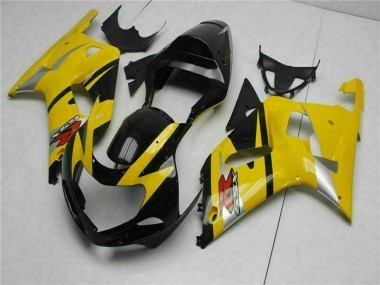 Achetez Carénages Moto Suzuki GSXR 600/750 2001-2003 - Jaune Noir