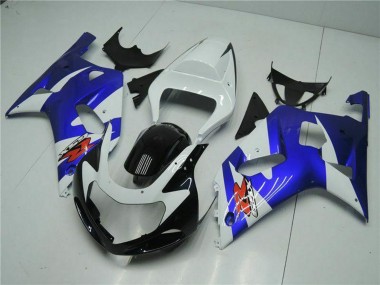 Achetez Carénages Moto Suzuki GSXR 600/750 2001-2003 - Blanc Bleu Noir