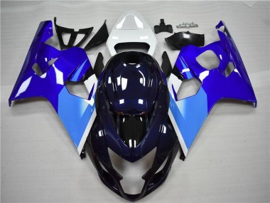 Achetez Carénage Moto Suzuki GSXR 600/750 2004-2005 - Blanc Bleu Noir