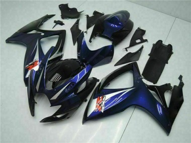 Achetez Carénages Moto Suzuki GSXR 600/750 2006-2007 - Noir Brillant Bleu