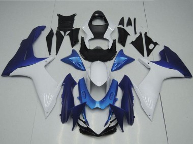 Achetez Carénages Moto Suzuki GSXR 600/750 2011-2024 - Blanc Bleu Clair
