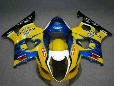Achetez Carénages Moto Suzuki GSXR 1000 2003-2004 - Jaune Bleu Blanc Rouge Corona Motul