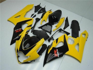 Achetez Carénages Moto Suzuki GSXR 1000 2005-2006 - Jaune Noir Brillant Rouge