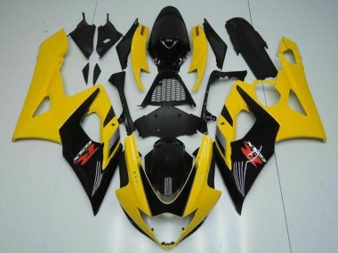 Achetez Carénages Moto Suzuki GSXR 1000 2005-2006 - Jaune Noir Brillant Rouge