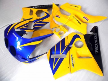 Achetez Carénages Moto Honda CBR400RR NC23 1987-1989 - Jaune Bleu Noir Brillant