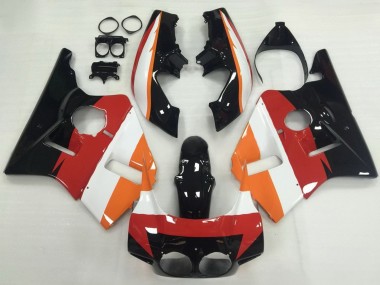 Achetez Carénages Moto Honda CBR400RR NC23 1987-1989 - Orange Blanc Rouge Noir Brillant