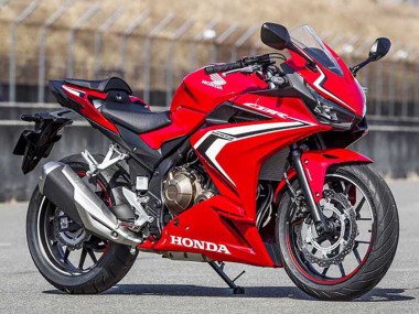Achetez Carénages Moto Honda CBR400R 2022 - Rouge Blanc Noir Brillant Bande