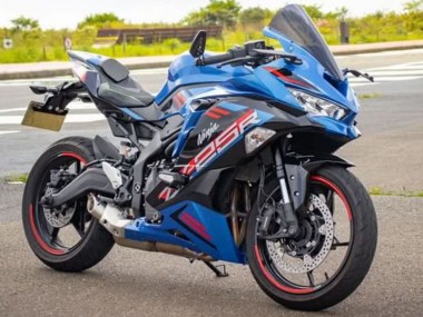 Achetez Carénages Moto Kawasaki ZX25R ZX-25R 2019-2025 - Bleu Rouge Gris