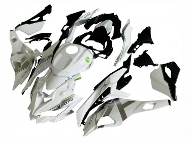 Achetez Carénages Moto Kawasaki ZX25R ZX-25R 2019-2025 - Blanc Argent Vert Noir Trick Star