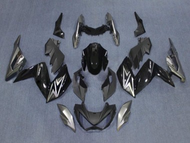 Achetez Carénages Moto Kawasaki Z250/Z300 2015-2016 - Noir Brillant Argent