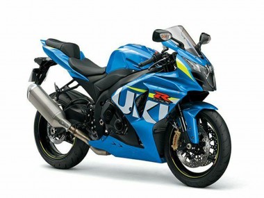 Achetez Kits Carénage Moto Suzuki GSXR 1000 2009-2016 - Bleu Vert Blanc