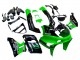 Carénages Moto Kawasaki ZZR400 1993-2007 - Vert Noir Brillant Vert Monstre Elf Touch4 Bridgestone