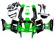 Carénages Moto Kawasaki ZZR400 1993-2007 - Vert Noir Brillant Vert Monstre Elf Touch4 Bridgestone