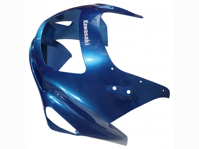 Carénages Moto Kawasaki ZZR400 1993-2007 - Bleu Argent Noir