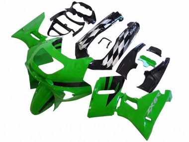 Achetez Carénages Moto Kawasaki ZZR400 1993-2007 - Vert Noir Brillant