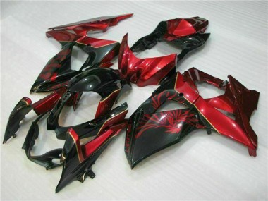 Achetez Carénages Moto Suzuki GSXR 1000 2009-2016 - Rouge Noir Brillant